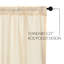 Paire de rideaux transparents avec passe-tringle Beacham-1850921248