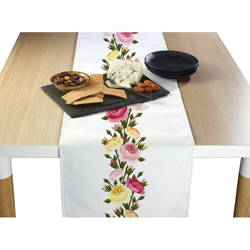 Jax Roses Table Runner, 72" L x 12" W