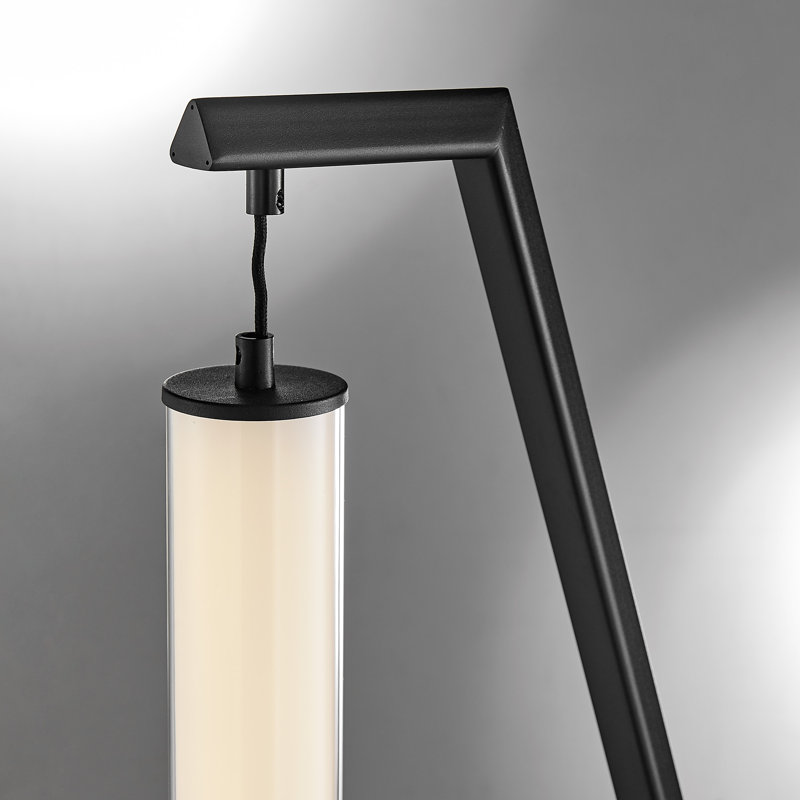 Calon 70'' LED Arched Floor Lamp, Black