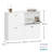 Shoe Cabinet,Hidden Slim Narrow Shoe Rack Cabinet With 4 Drawers For Entryway, Foyer,Hallway,Bedroom,Original Wood Color, (WHITE)-2097943523