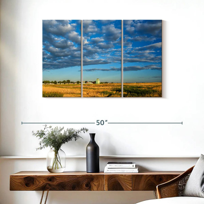 Alvord Alberta Stavely Prairie Landscape, H 24 po x l 38 po