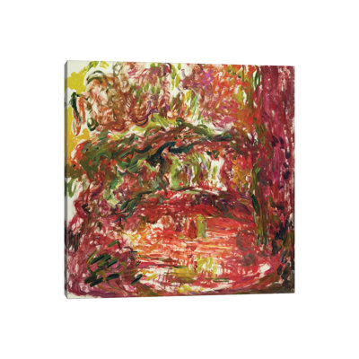Toile en métal Steemplix - Le pont japonais à Giverny, de 19 à 19 par Claude Monet
