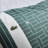 Lacoste Heritage Geo 100% Cotton Comforter Set, Soft Breathable All-Season with Embroidered Crocodile, Full/Queen Green 3-Piece-112985305-124580152