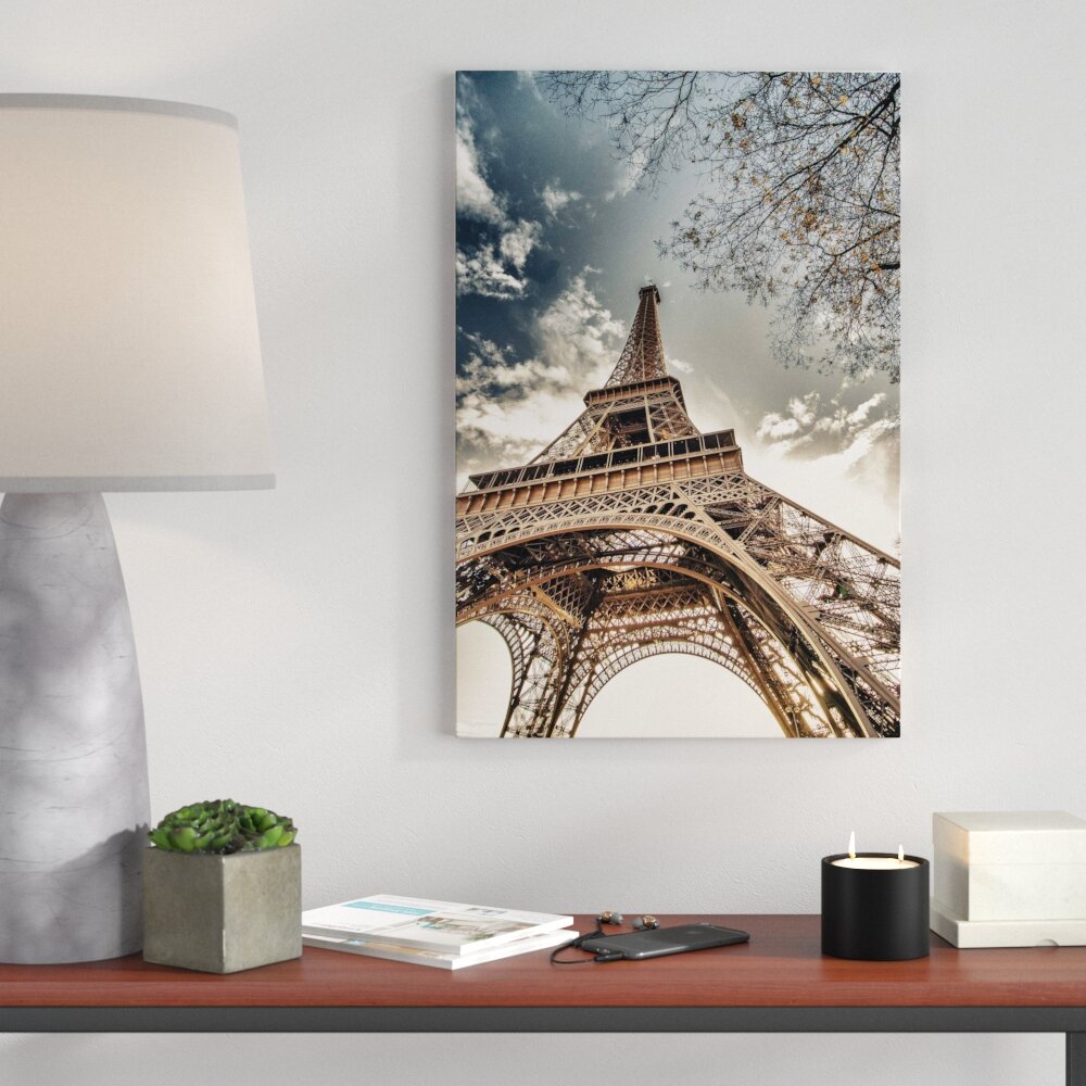 Leinwandbild ,,Eindrucksvoller Eifelturm Paris", Wandbild