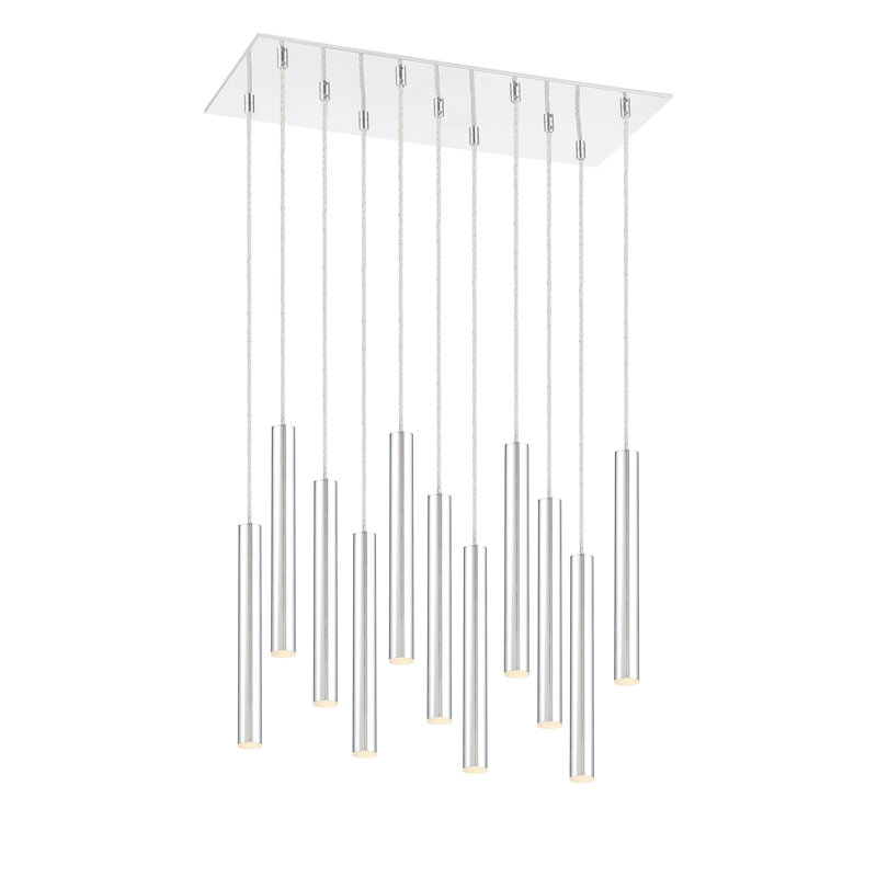Bowning 11 - Light LED Cluster Pendant, Chrome
