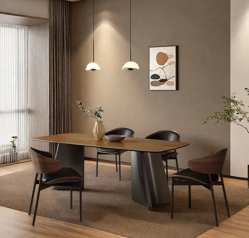 Sturdy Dining Table Sets with Durable Features., 29.53"H x 78.74"L x 35.43"W