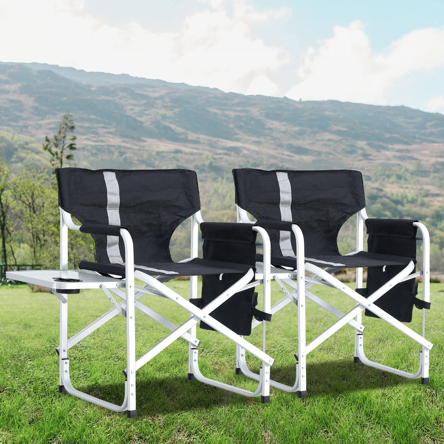 Maccabee Director Chair SUNNYFEEL Camping Director Chair, Portable