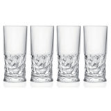 Highball Glass - Drinking Glasses - Set of 4 -  Tumbler - Bar Glassware, 11 oz, Made in Europe