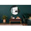 Huldar Glass Flat Wall Mirror