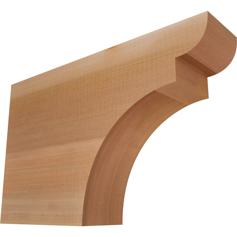 Yorktown Smooth Rafort Tail, Cèdre rouge, H 10 po x l 16 po x P 3,5 po