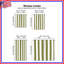 Vertical Olive Stripes Window Curtains Stripes Sheer & Room Darkening - 2 Panels-1483449328-1483449330