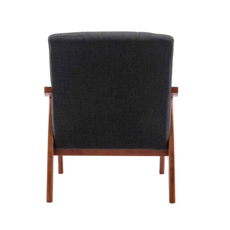 Upholstered Armchair, 	Dark Grey