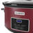 HomeCookin Programmable Slow Cooker 8QT Red-88793419-88793420