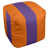 Orange / mauve / orange