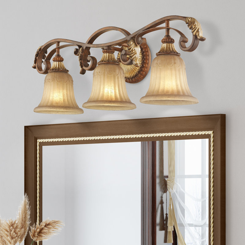 Éclairage pour salle de bain 3 lumières Alvontae