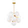 Aria 9 - Light Steel Dimmable Sputnik Modern Linear Chandelier