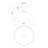 Casoria Glass Semi Flush Mount-66310499