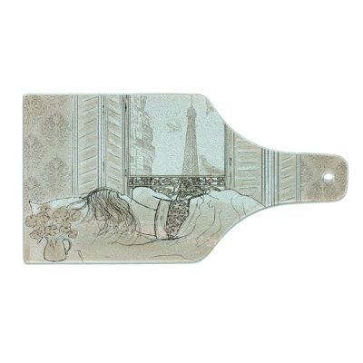 East Urban Home Glass Christam Cutting Board