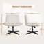 Armless Wide Desk Chair with Cross-shaped Base-446628280