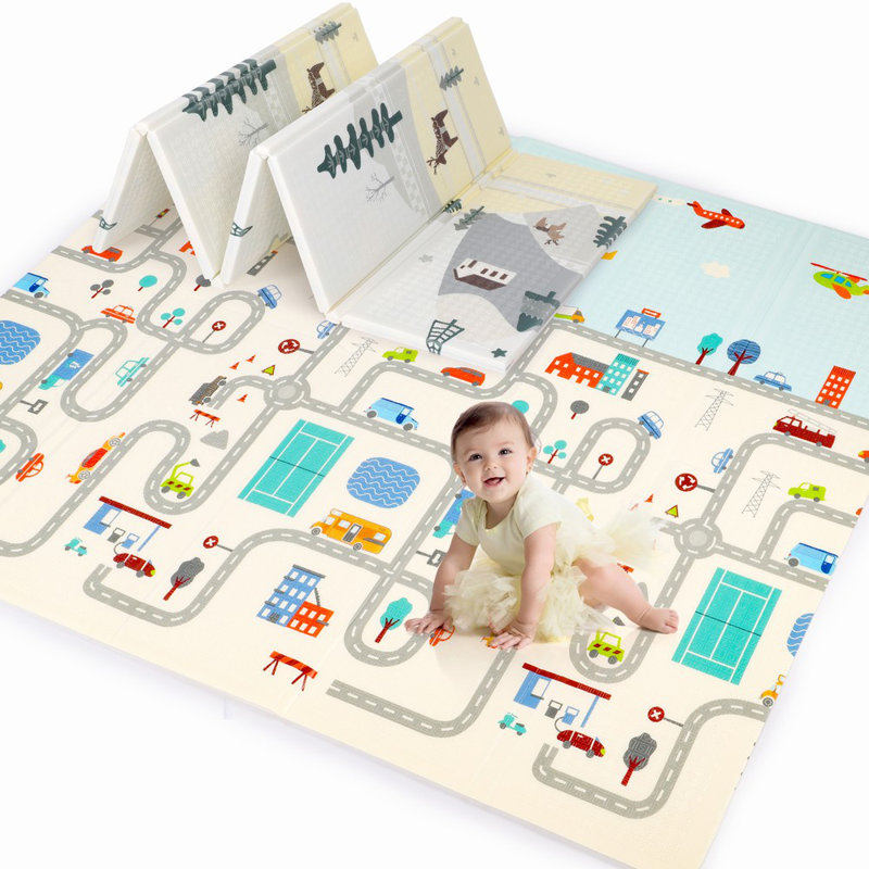 Sesco 457.2cm L Foam Playmat, Bicycle Maze