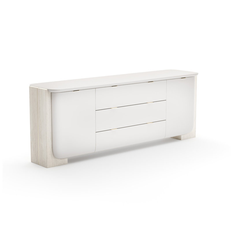 Overlap Sideboard, White