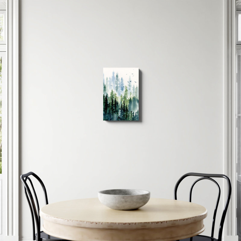 "Treeline" par Katrina Pete, reproduction d'art sur toile, H 18 po x l 12 po, Impression sans cadre, Sans cadre