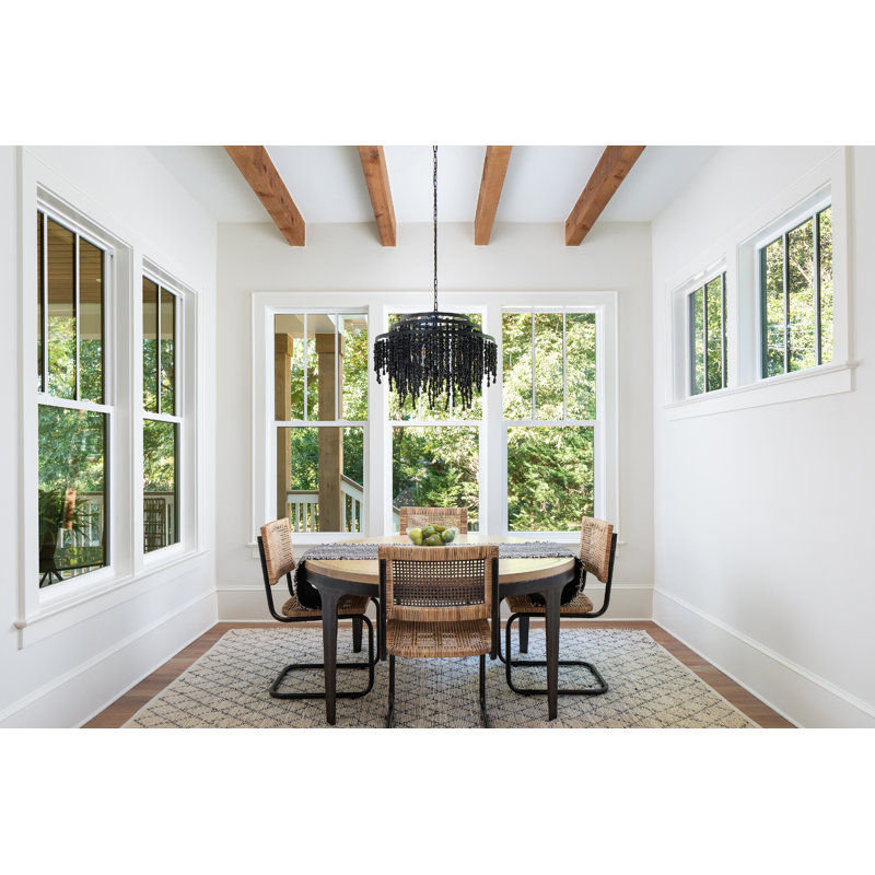 Marli 6 - Light Dimmable Tiered Chandelier, Matte Black