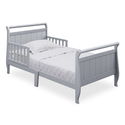 Lit-bateau contemporain en bois massif pour tout-petits par Delta Children