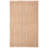 Redick Natural Fiber Hand Loomed Jute Solid Color Rug-18091447