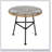 Orlando Outdoor Glass Top Faux Rattan Side Table, Tempered Glass Top For Balcony And Porch, Durable And Stylish-262800455