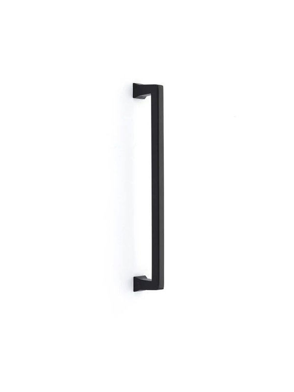 Emtek Alexander Glass Shower Door Appliance Pull (GBTB), 12", Flat Black