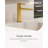  Tinian Single-Hole Faucet with Pop-Up Drain, Single-Handle Modern Bathroom Sink Faucet in Brushed Gold-115657409