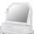 44.4" Makeup Vanity Desk With Large Adjustable Mirror, Dressing Table Set With Drawer & Cabinet, Space-Saving Beauty Station For Bedroom, White