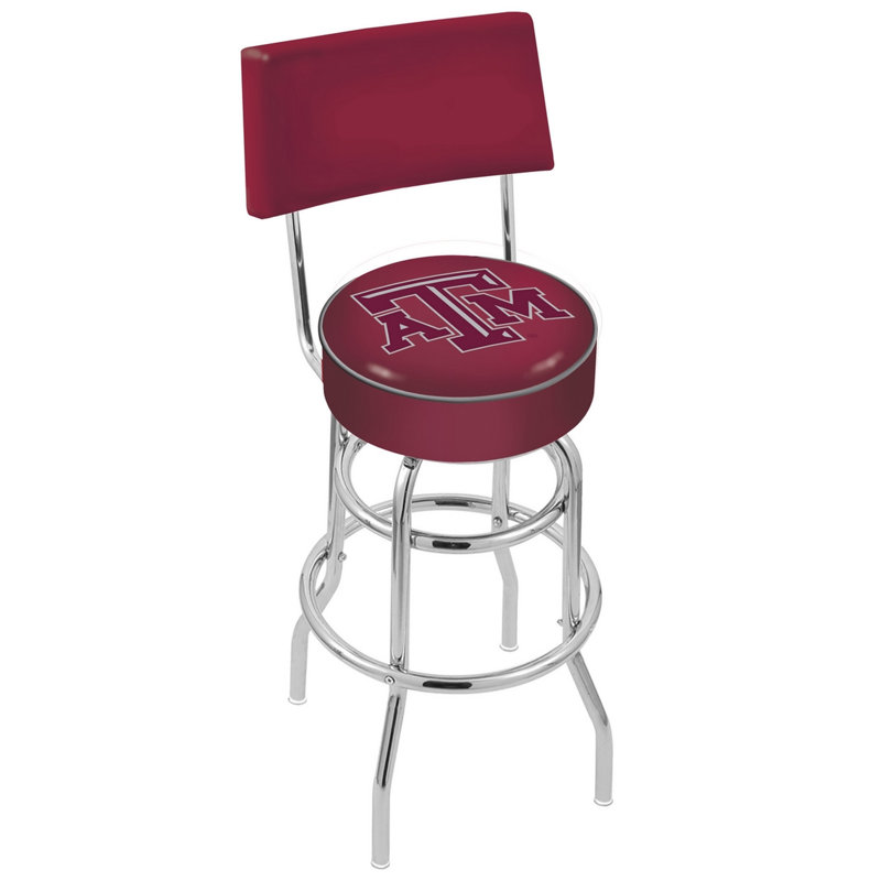 NCAA 30" Swivel Bar Stool, Texas A&M