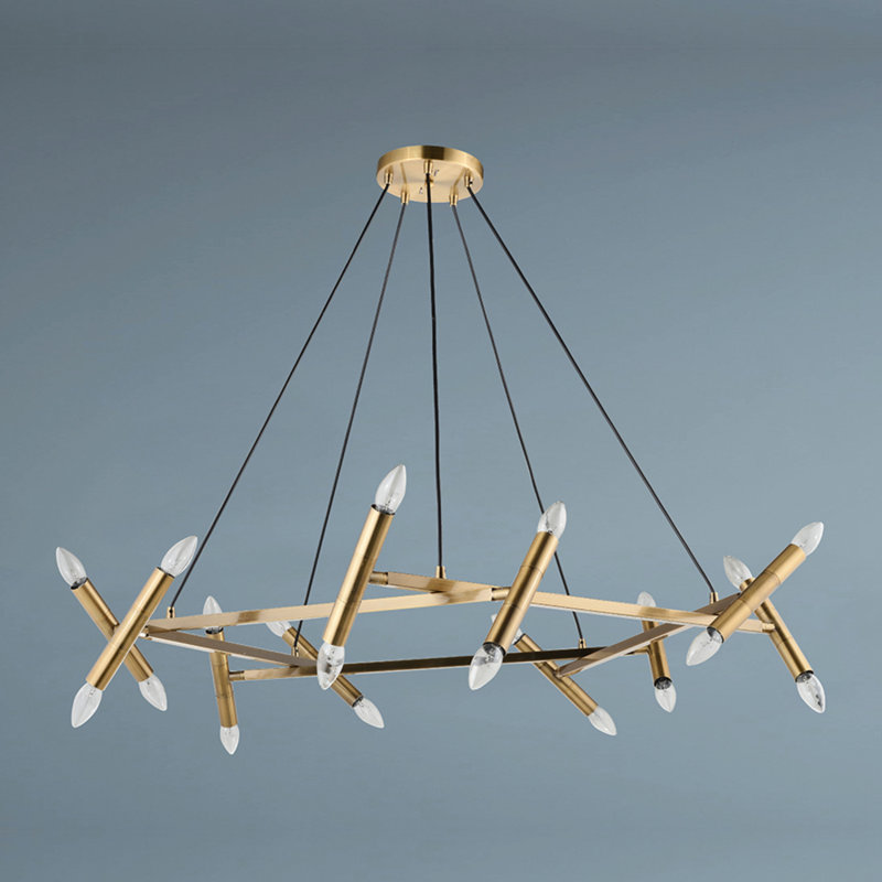 20 - Light Sputnik Modern Linear Chandelier