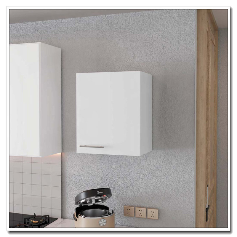 Armoire murale blanche 1 porte, Blanc
