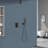 Topcraft 10-Inch Ceiling Mount Square Shower System With Rough-In Valve-114861672