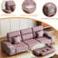 Canapé d'angle électrique inclinable 3 places avec télécommande, panneau de chargement multimode, idéal pour se détendre à la maison la nuit, sièges rembourrés en mousse, base en bois d'eucalyptus, fauteuil inclinable électrique avec télécommande intelligente.