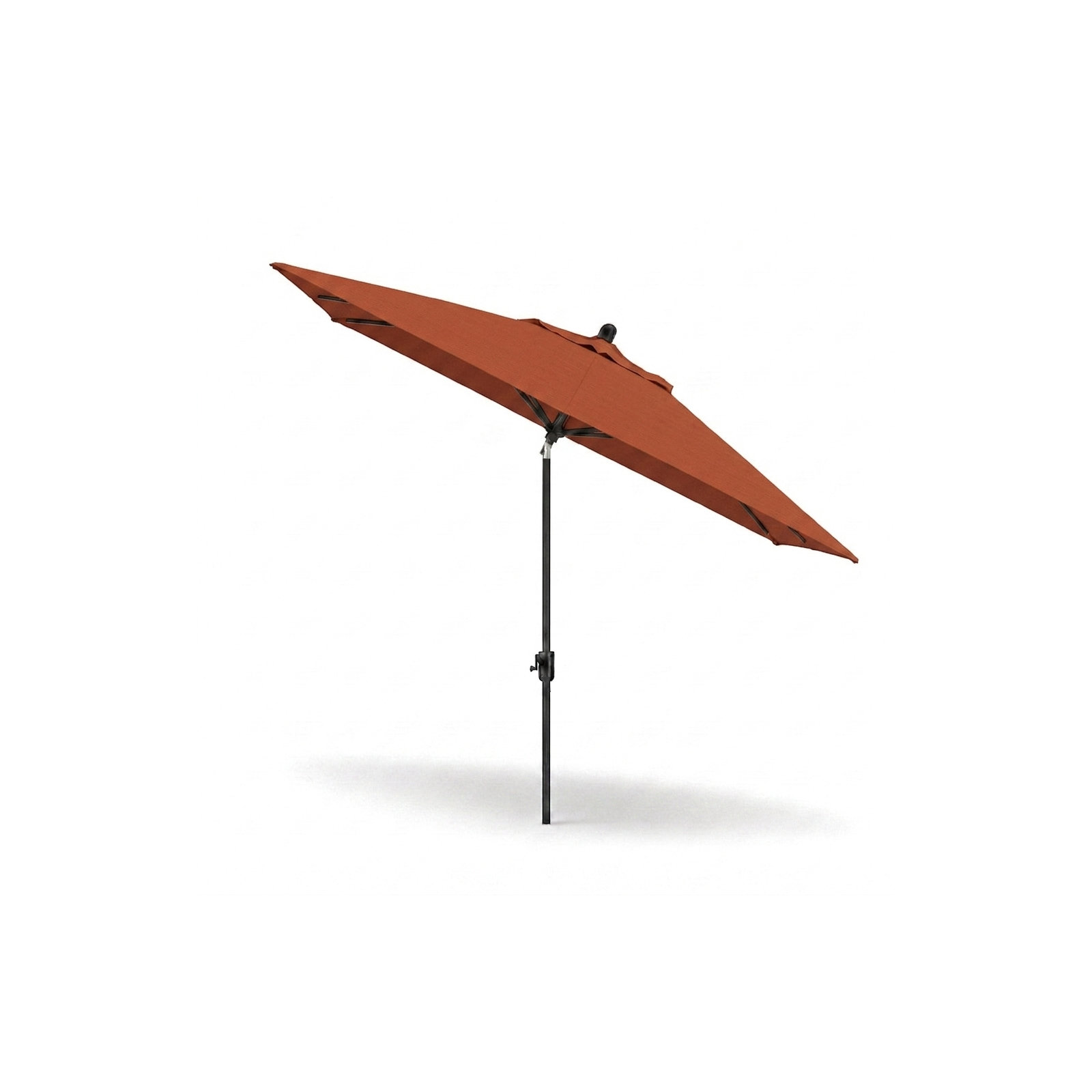 Olivier 116.7'' Outdoor Umbrella, Black Sapphire, Canvas Terracotta Sunbrella® Canvas