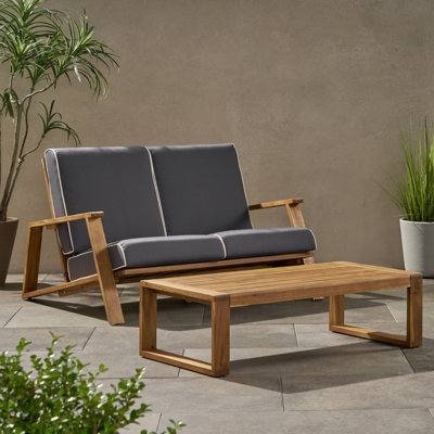 Causeuse + table basse