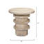 Revolve Solid Wood Drum End Table-70499809