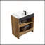 30-Inch Eco-Friendly Bathroom Vanity with Durable CARB2 Certified Board and Stylish Matte Finish(without Basin)