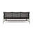 Outdoor Grey With Iron Accents And Seating For 3 Guests Seater , Woven Seat Details-835237953