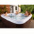 Lifesmart Spas LS450DX 110 Volt 7-Person 22-Jet Square Plug and Play Hot Tub with Ozonator