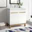 Gorham 202.69cm Bathroom Vanity Base Only in White