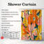 Seasonal Floral Art - rideau de douche standard 1 pièce-1670763129