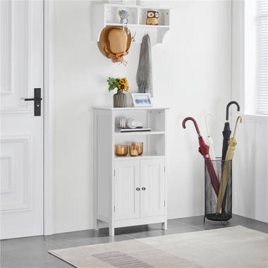 Red Barrel Studio® Stanly Bathroom Floor Cabinet Wooden Storage