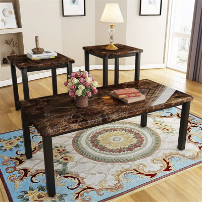 Ensemble de 3 tables basses