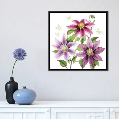 «Clematis Climb II», impression sur toile