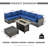 Premium All-Weather Wicker 6 - Person Patio Conversation Set with Cushions-98524807